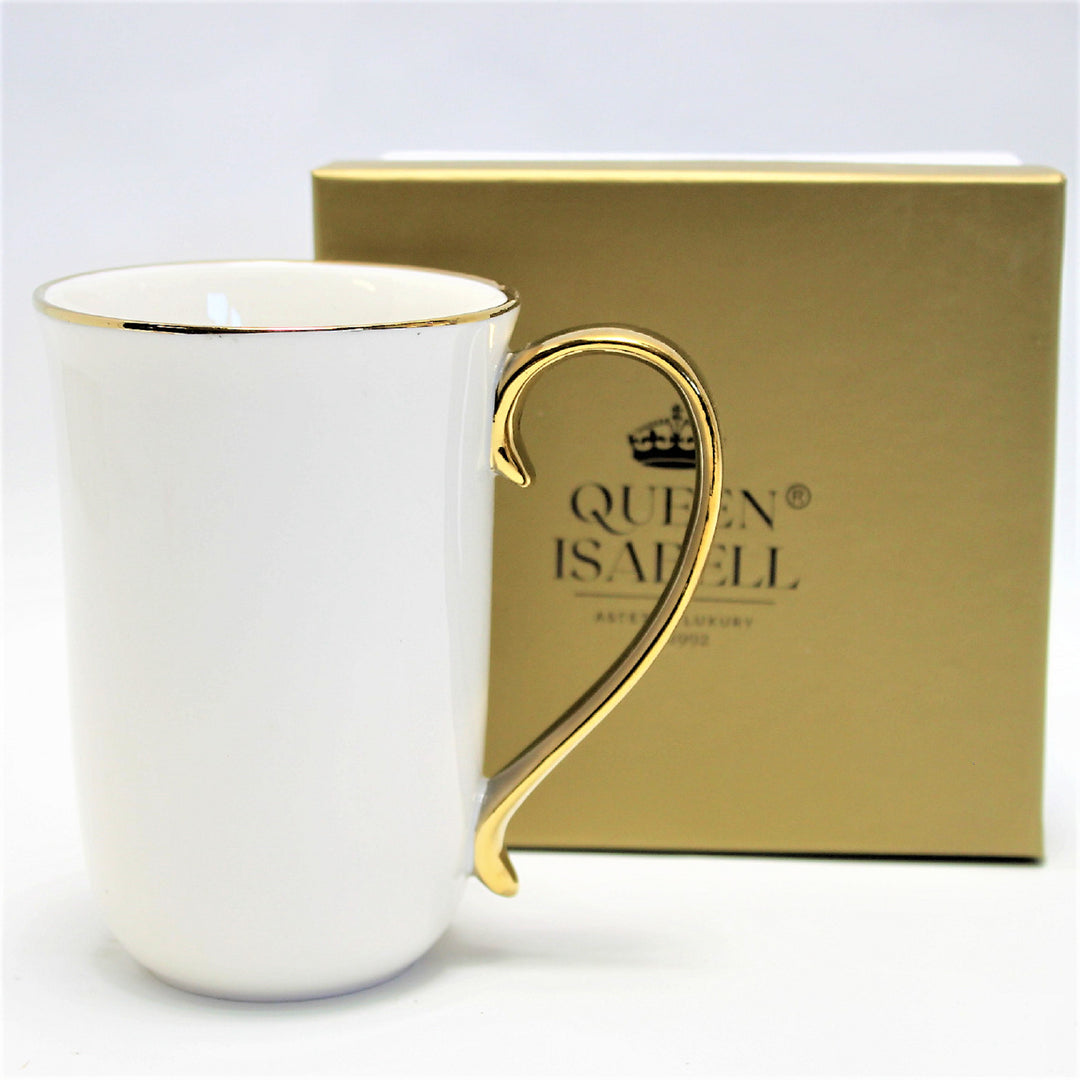 Tazza da caffè grande in porcellana 400ml Queen Isabell W23GD59-06426
