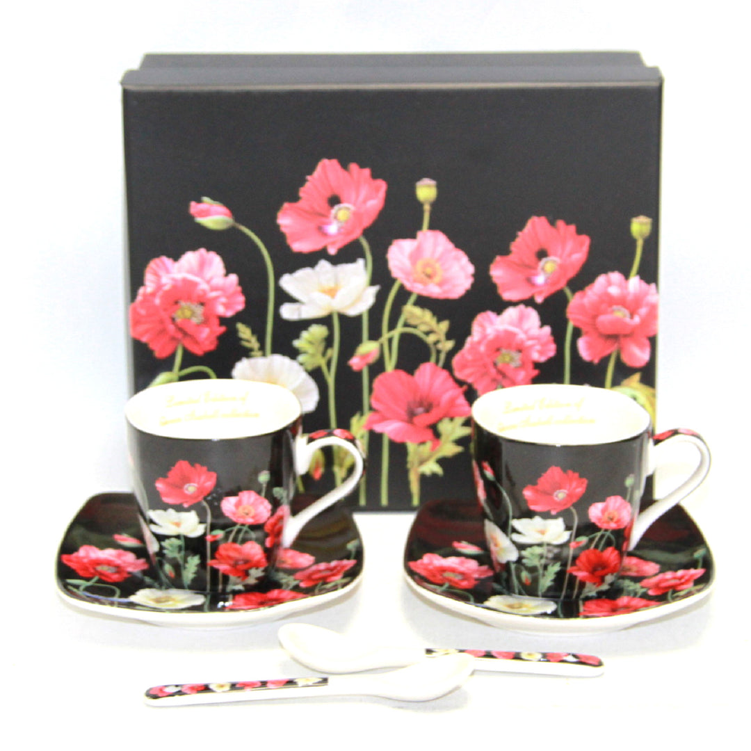 Set di tazze in porcellana per espresso con piattiniQueen Isabell W9PB06-09510