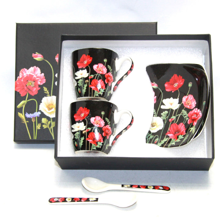 Set di tazze in porcellana per espresso con piattiniQueen Isabell W9PB06-09510