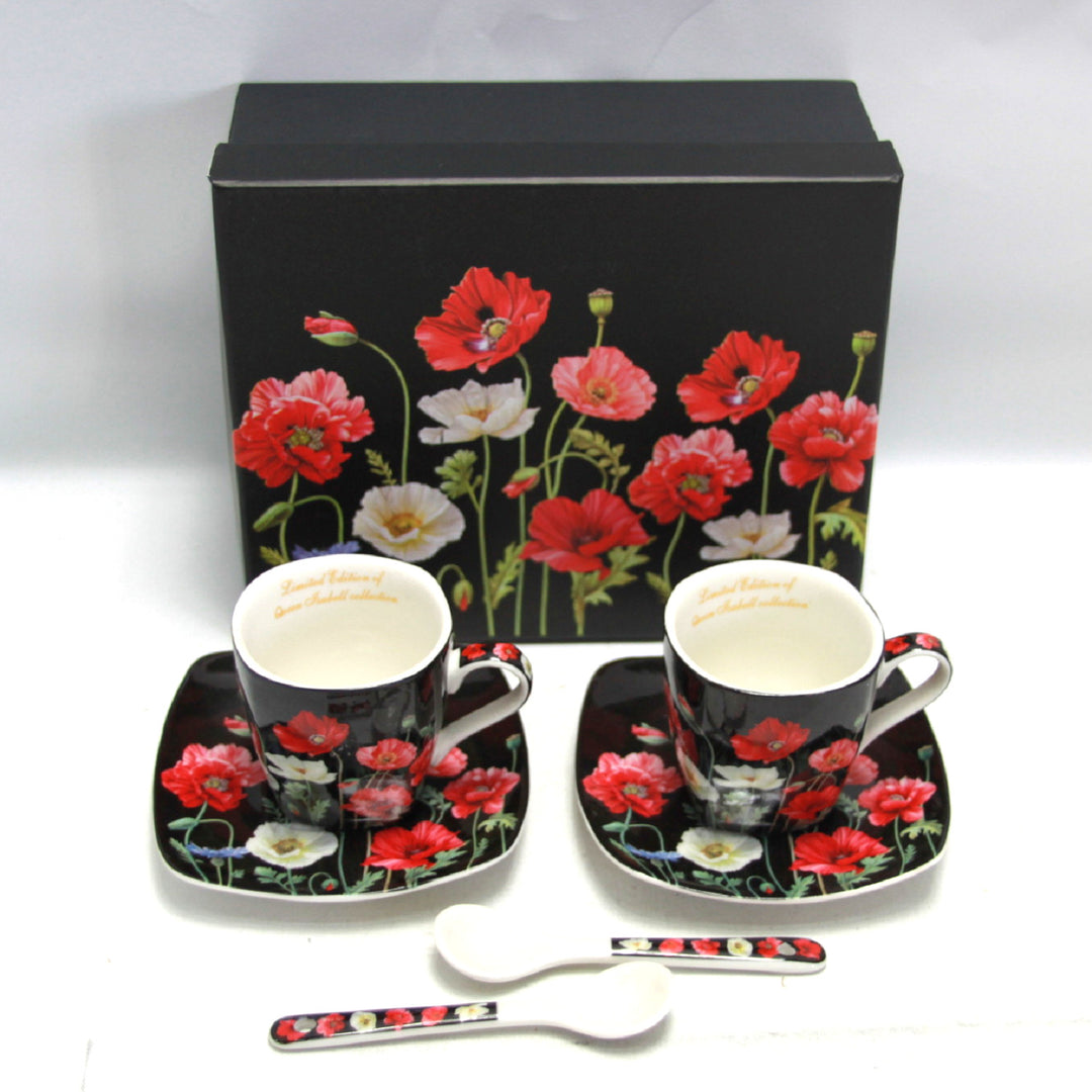 Set di tazze in porcellana per espresso con piattiniQueen Isabell W9PB06-09510