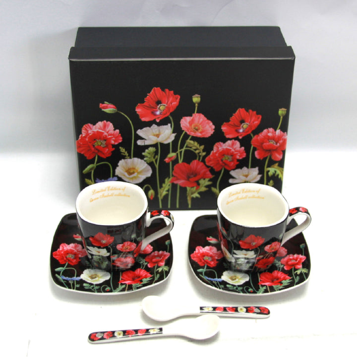 Set di tazze in porcellana per espresso con piattiniQueen Isabell W9PB06-09510