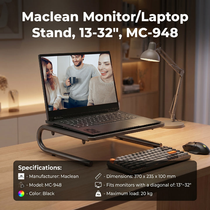 Supporto per monitor / laptop Maclean, 13-32", MC-948