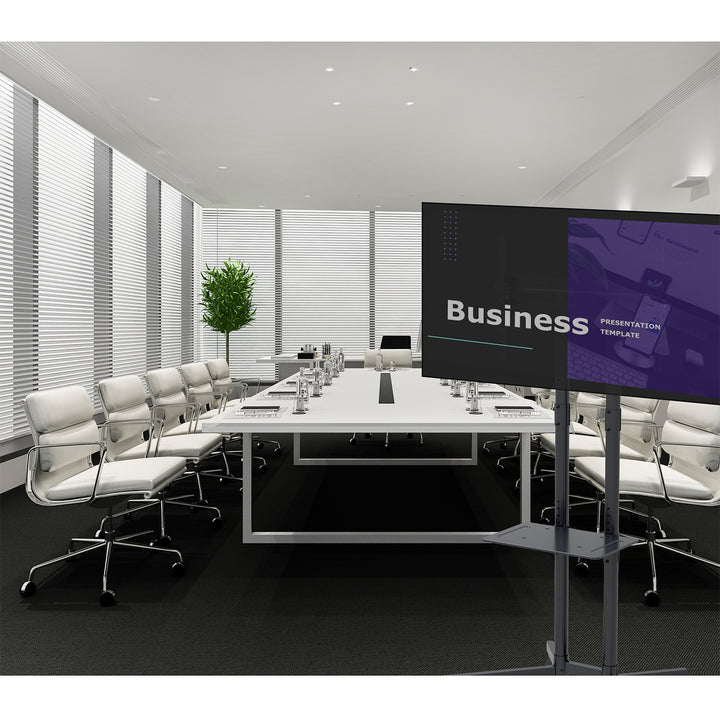 Stand TV monitor Maclean, professionale, 32-70", su rotelle, max. VESA 600x400, max. 40 kg, MC-951