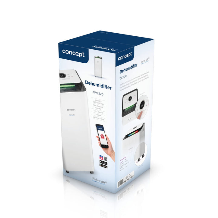Deumidificatore con purificatore Smart Concept OV2220 Perfect Air
