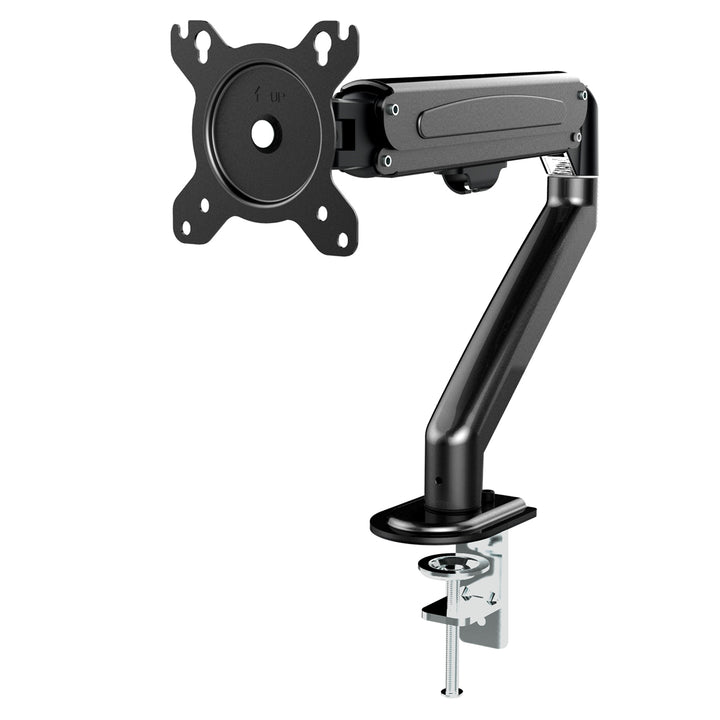 Supporto per monitor Maclean, molla a gas, 13"-27", 8 kg, nero, MC-860N