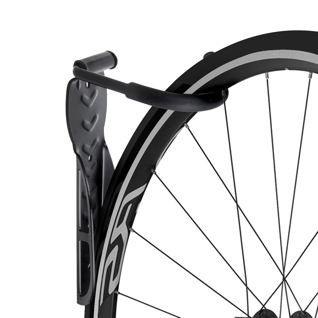 2x Supporto a parete per bicicletta Maclean, verticale, acciaio, carico massimo 30 kg, MC-432