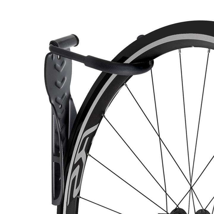 2x Supporto a parete per bicicletta Maclean, verticale, acciaio, carico massimo 30 kg, MC-432