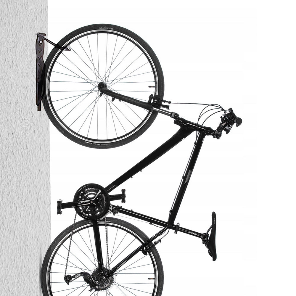 2x Supporto a parete per bicicletta Maclean, verticale, acciaio, carico massimo 30 kg, MC-432