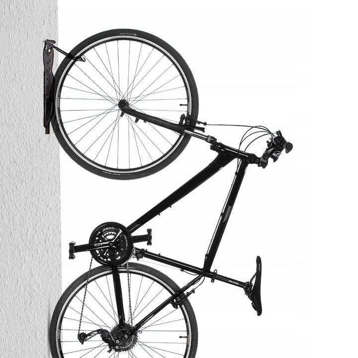 2x Supporto a parete per bicicletta Maclean, verticale, acciaio, carico massimo 30 kg, MC-432