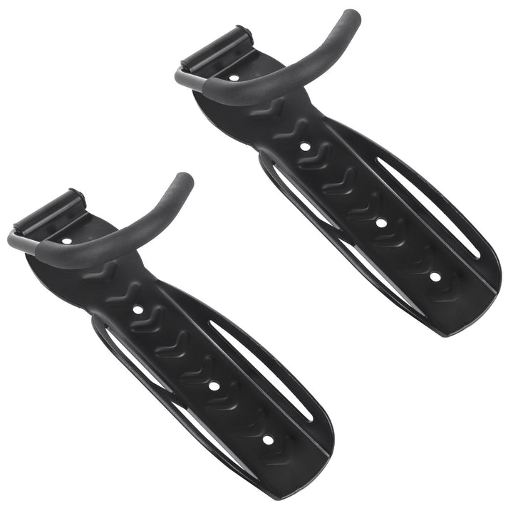 2x Supporto a parete per bicicletta Maclean, verticale, acciaio, carico massimo 30 kg, MC-432