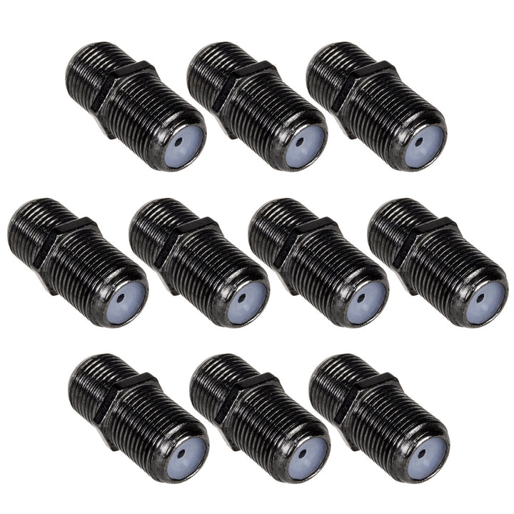 10x presa Maclean F-F, transizione professionale, spina in nichel nero, MCTV-904