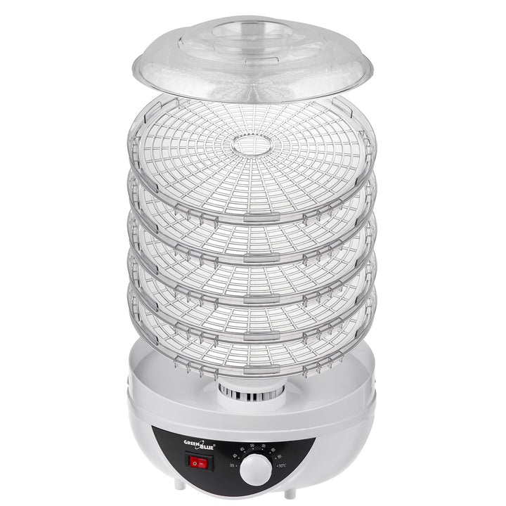 Essiccatore per funghi, verdure e frutta GreenBlue, potenza 250W - molto silenzioso, spina GB195 UK
