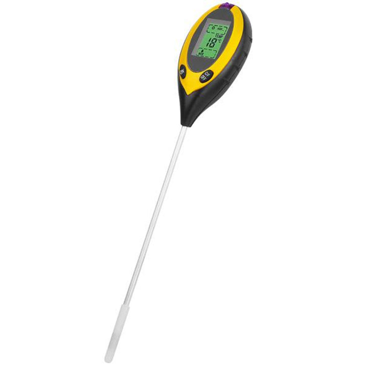 Misuratore di PH  temperatura e umidità  per terreni orticoli, tester LXM155
