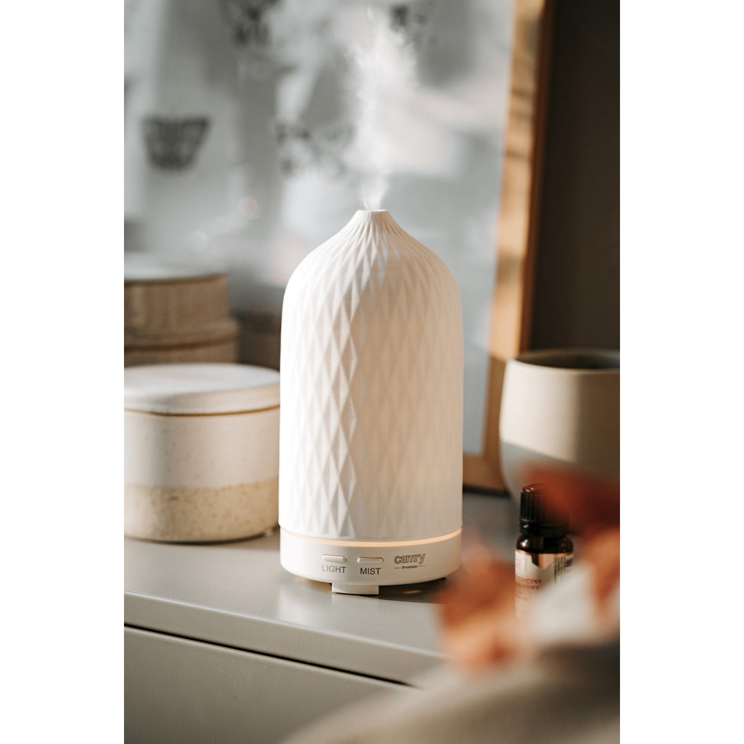 Camry CR 7970 Diffusore di profumo, ultrasonico, ceramico, 100 ml, lampada d'atmosfera