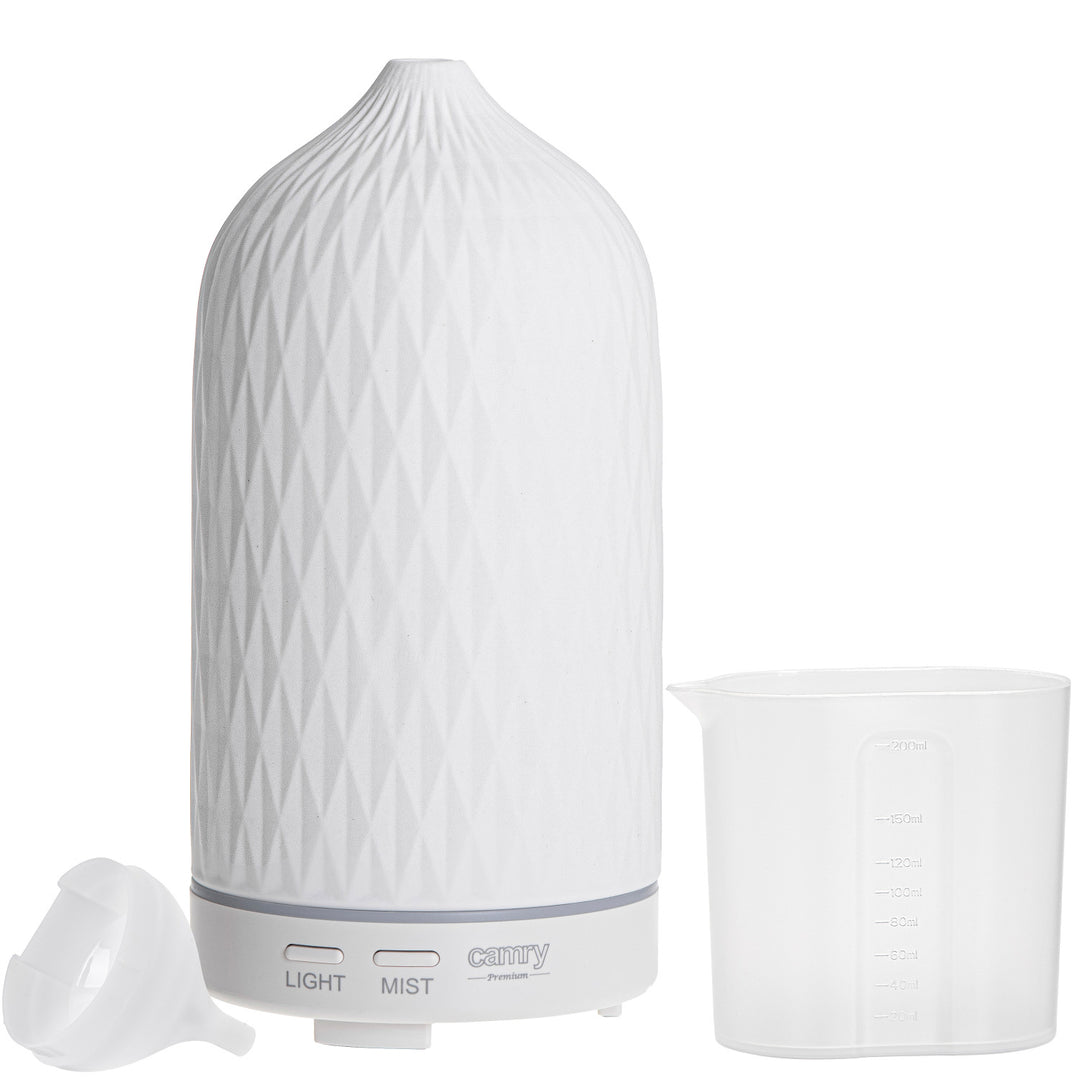 Camry CR 7970 Diffusore di profumo, ultrasonico, ceramico, 100 ml, lampada d'atmosfera