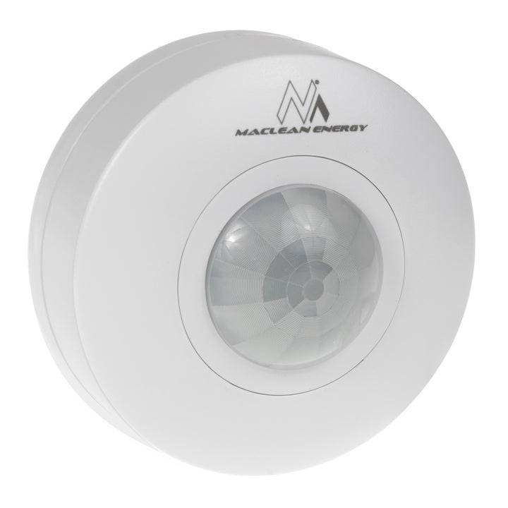 Rilevatore di movimento PIR Maclean, portata 6 m, soffitto, carico massimo 1200 W, IP20, MCE314 W