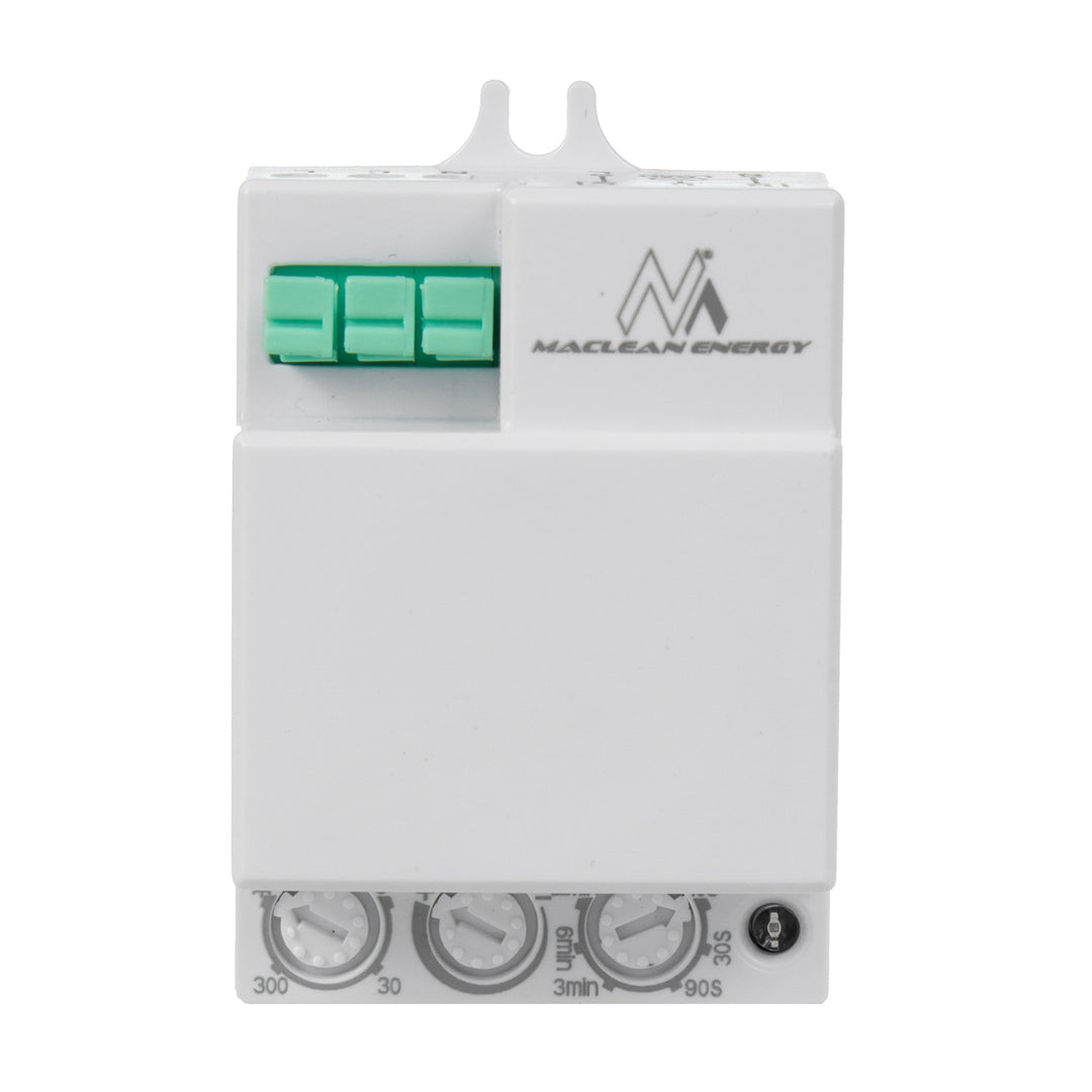 Rilevatore di movimento a microonde Maclean, portata 8m, carico massimo 1200W, IP20, 5,8 GHz, MCE316