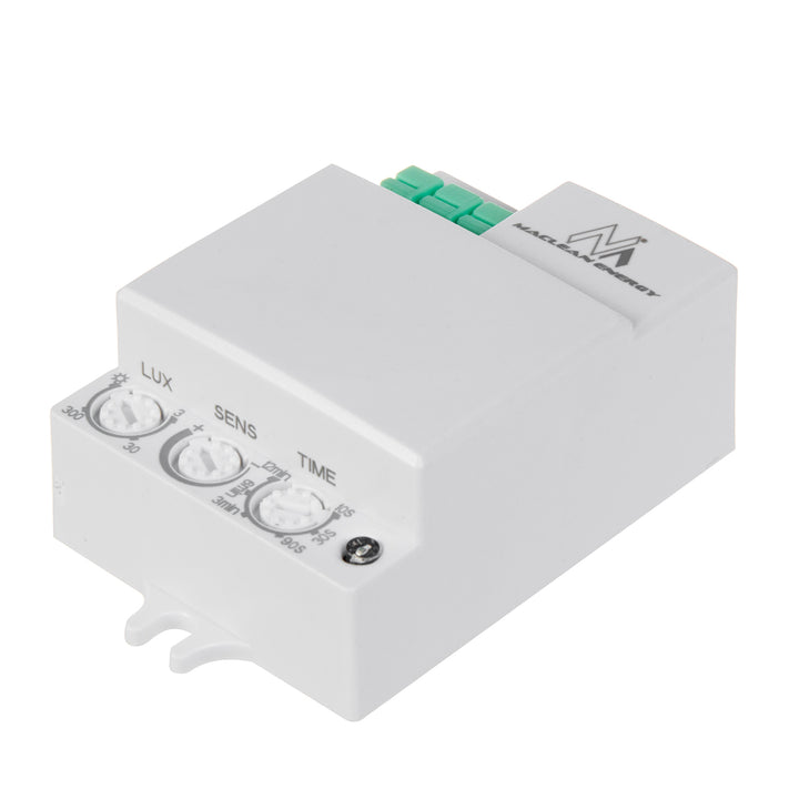 Rilevatore di movimento a microonde Maclean, portata 8m, carico massimo 1200W, IP20, 5,8 GHz, MCE316