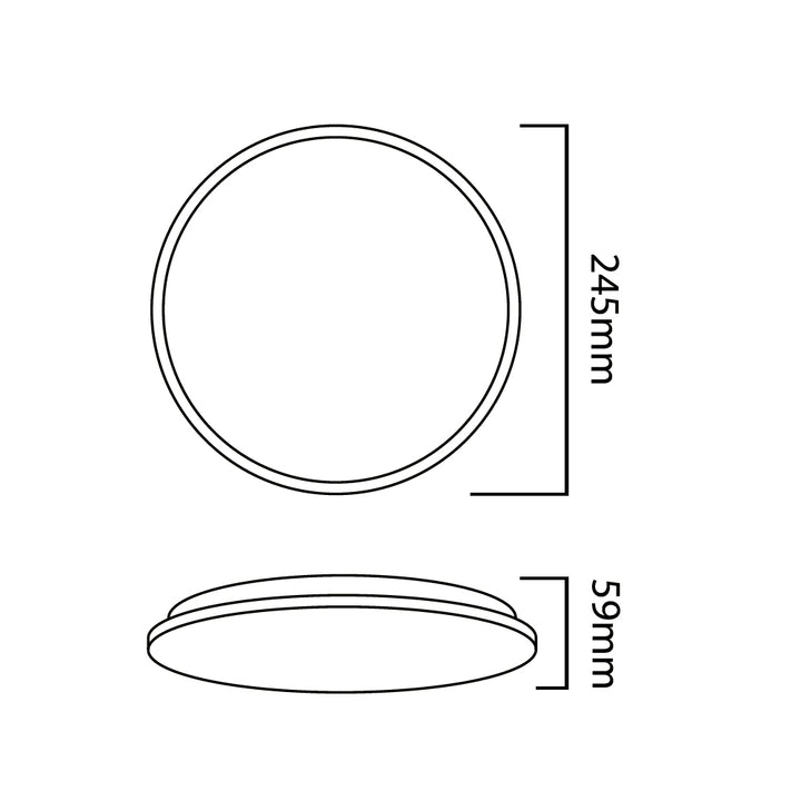 Lampada a sensore LED da soffitto Maclean, sensore a microonde 5,8GHz, 4000K, 12W, 950lm, IP44, MCE347