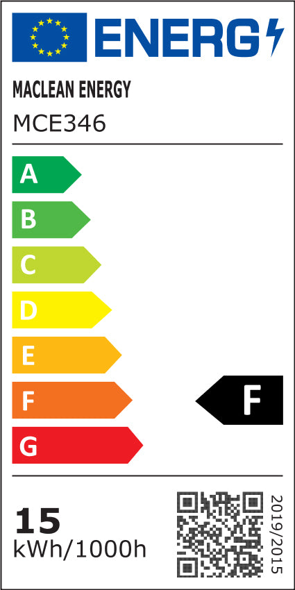 Lampada LED Maclean, bianca, 15W, IP65, 1300lm, bianco neutro (4000K) MCE346 W