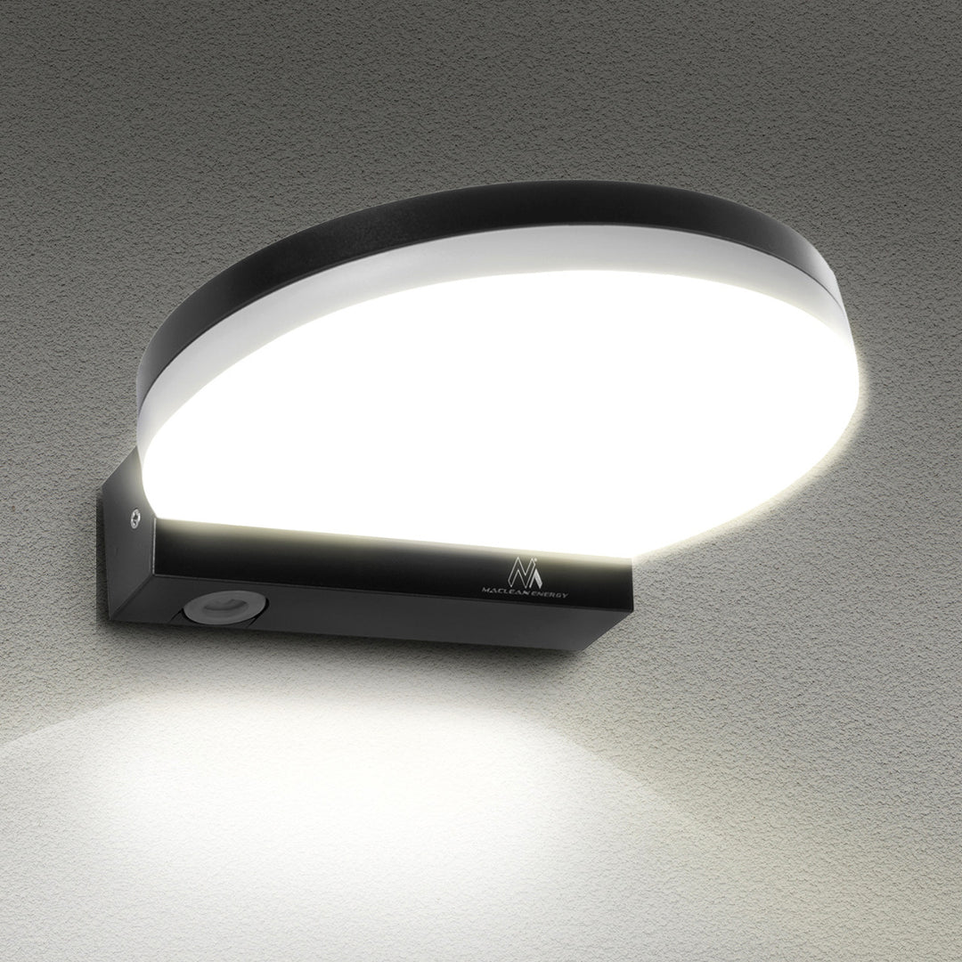 Lampada LED Maclean, nera, 15W, IP65, 1300lm, bianco neutro (4000K) MCE346 B