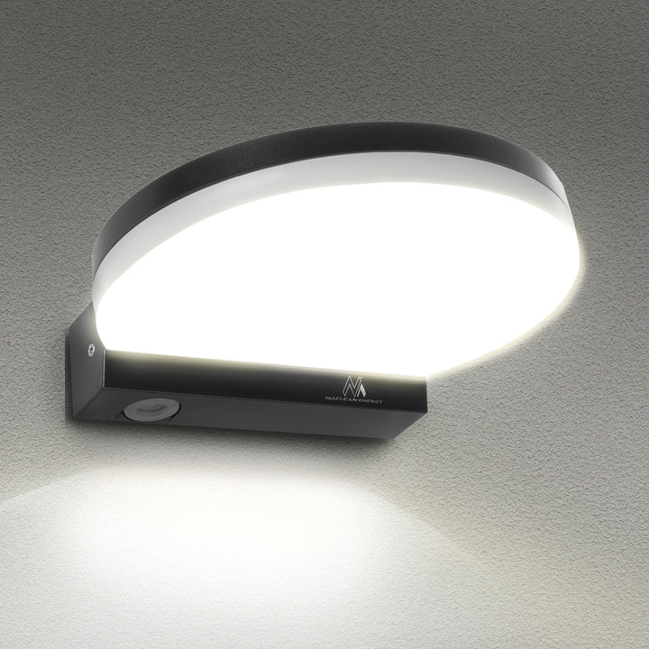 Lampada LED Maclean, grigia, 15W, IP65, 1300lm, bianco neutro (4000K) MCE346 GR