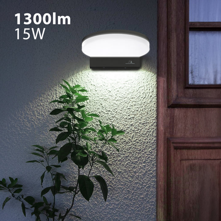 Lampada LED Maclean, grigia, 15W, IP65, 1300lm, bianco neutro (4000K) MCE346 GR