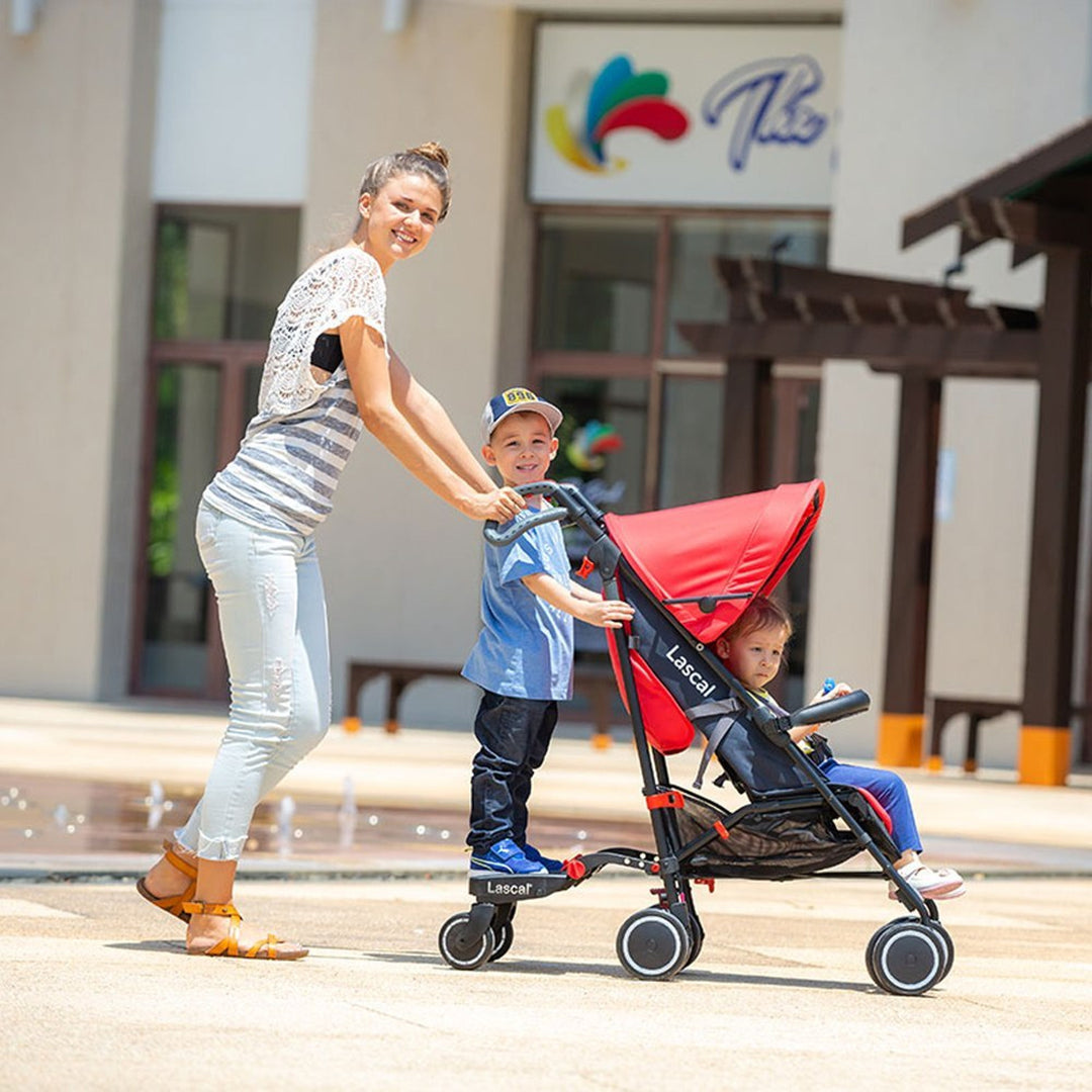 Pedana per carrozzina BuggyBoard MINI, fino a 22 kg, blu