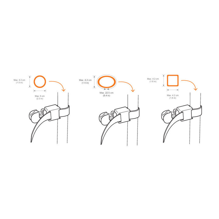 Pedana per carrozzina BuggyBoard MINI, fino a 22 kg, blu