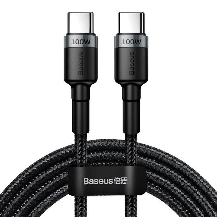 Cavo USB-C PD 2.0 200cm Baseus Cafule CATKLF-ALG1 Quick Charge 3.0 5A con supporto alla ricarica rapida 100W