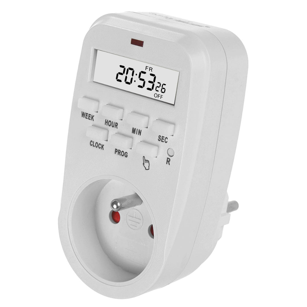 Timer digitale GreenBlue - carico massimo 16A, IP20, GB362 E