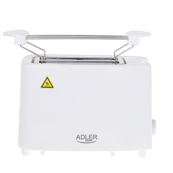 Tostapane Adler, 6 livelli di regolazione, griglia per focacce, 900 W, bianco, AD 3223
