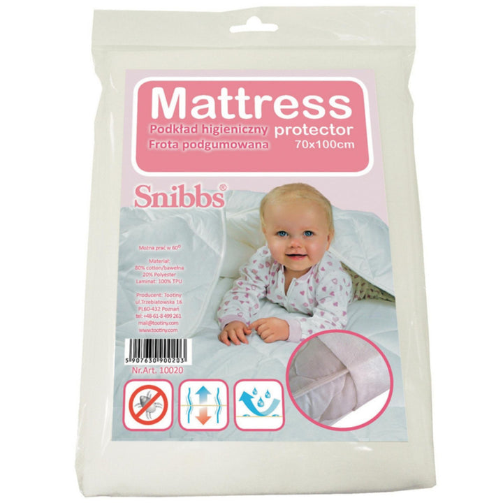 Coprimaterasso di protezione impermeabile Snibbs, foderata in pile, 70x100 cm