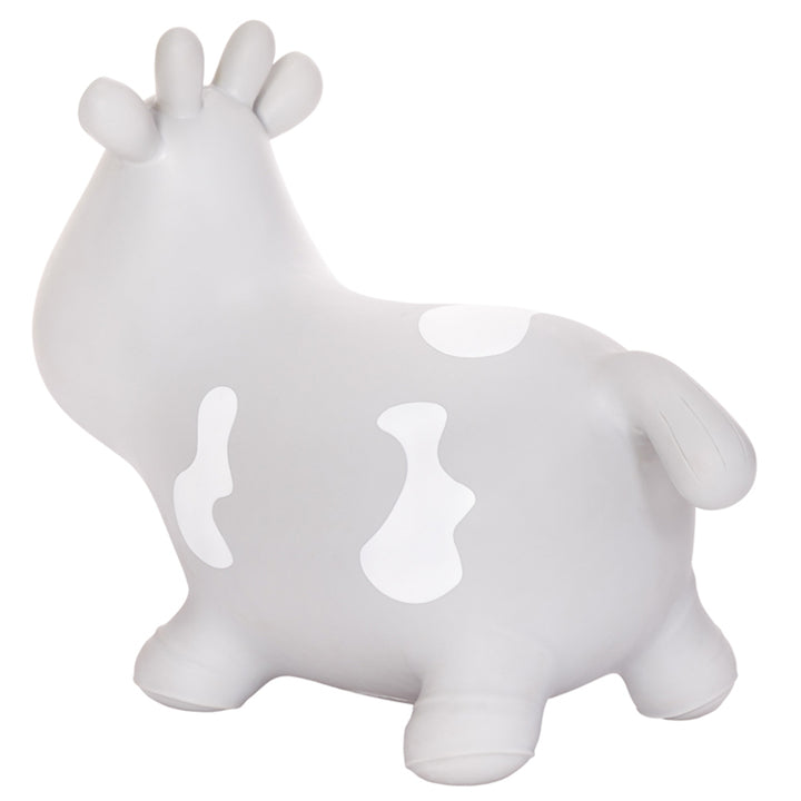 Hoppimals, Salterino di gomma grigio mucca + pompa T-TFF-NN140