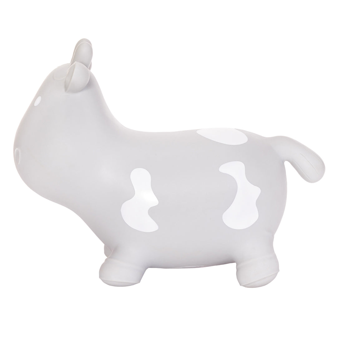 Hoppimals, Salterino di gomma grigio mucca + pompa T-TFF-NN140