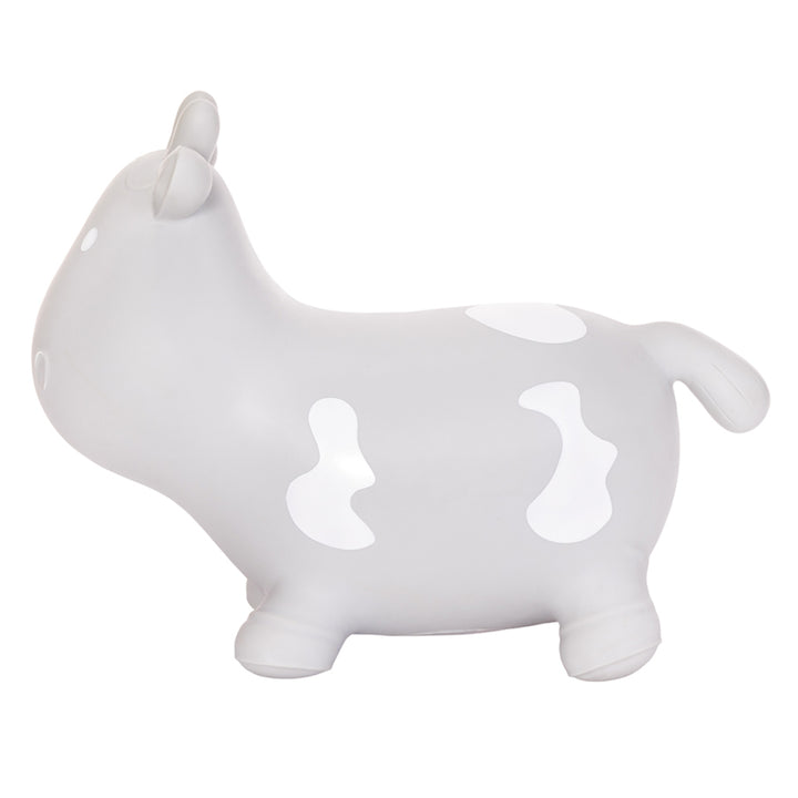 Hoppimals, Salterino di gomma grigio mucca + pompa T-TFF-NN140