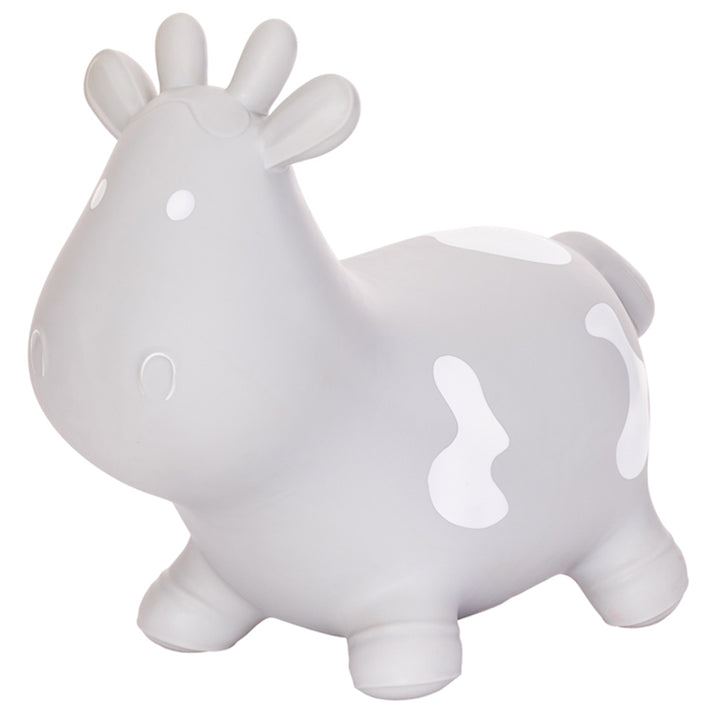 Hoppimals, Salterino di gomma grigio mucca + pompa T-TFF-NN140
