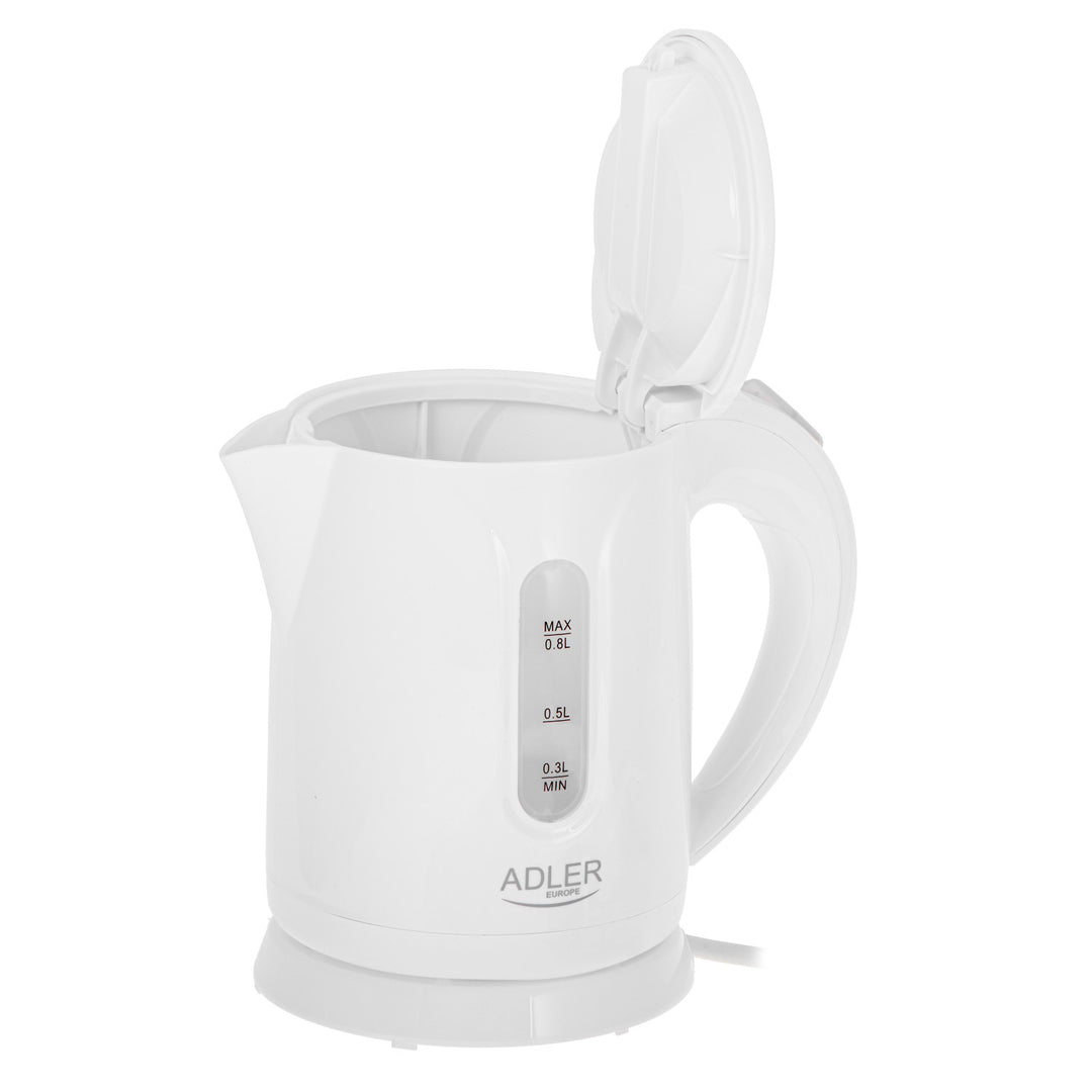 Bollitore elettrico senza fili Adler, capacità 0,8 L, potenza 850 W, AD1371
