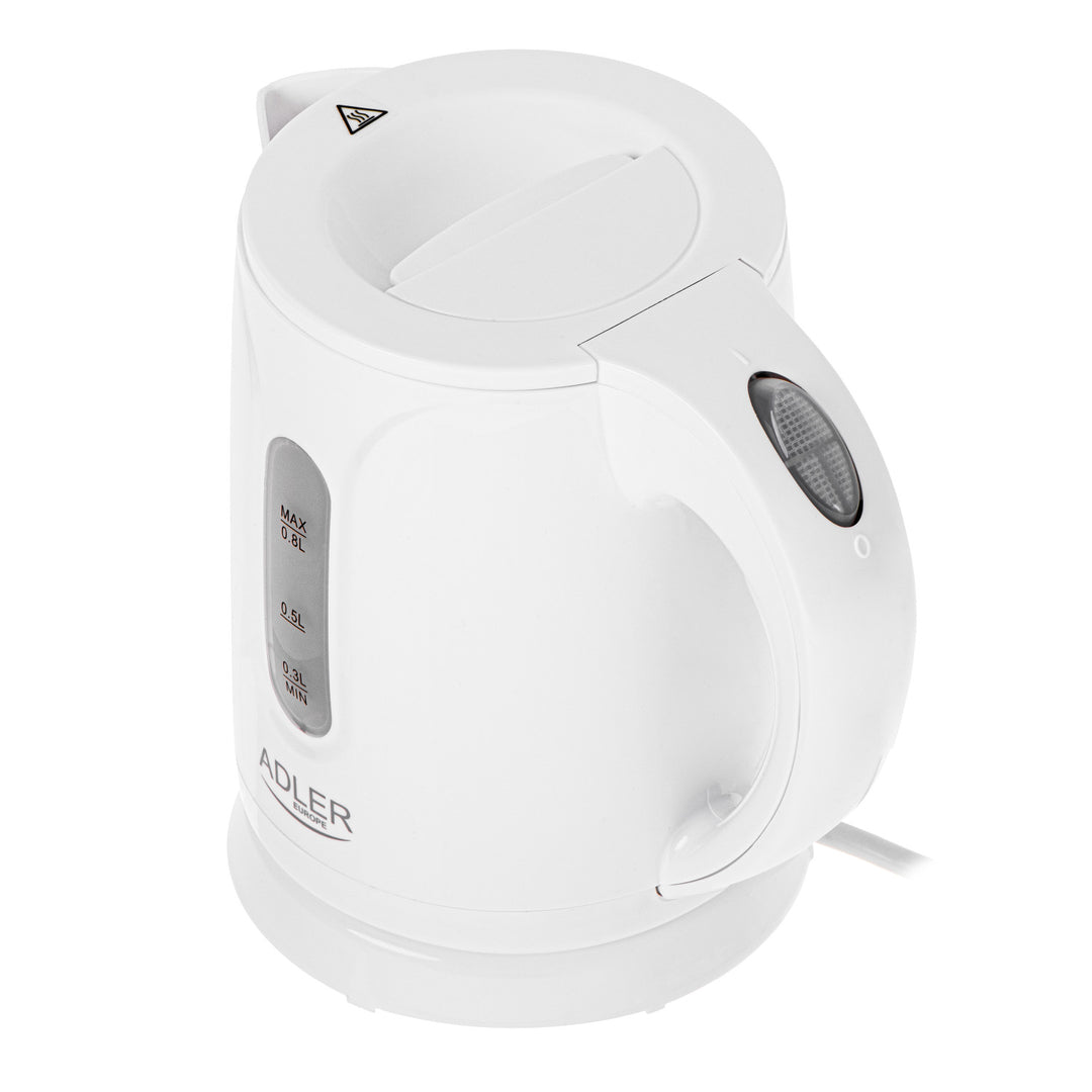 Bollitore elettrico senza fili Adler, capacità 0,8 L, potenza 850 W, AD1371