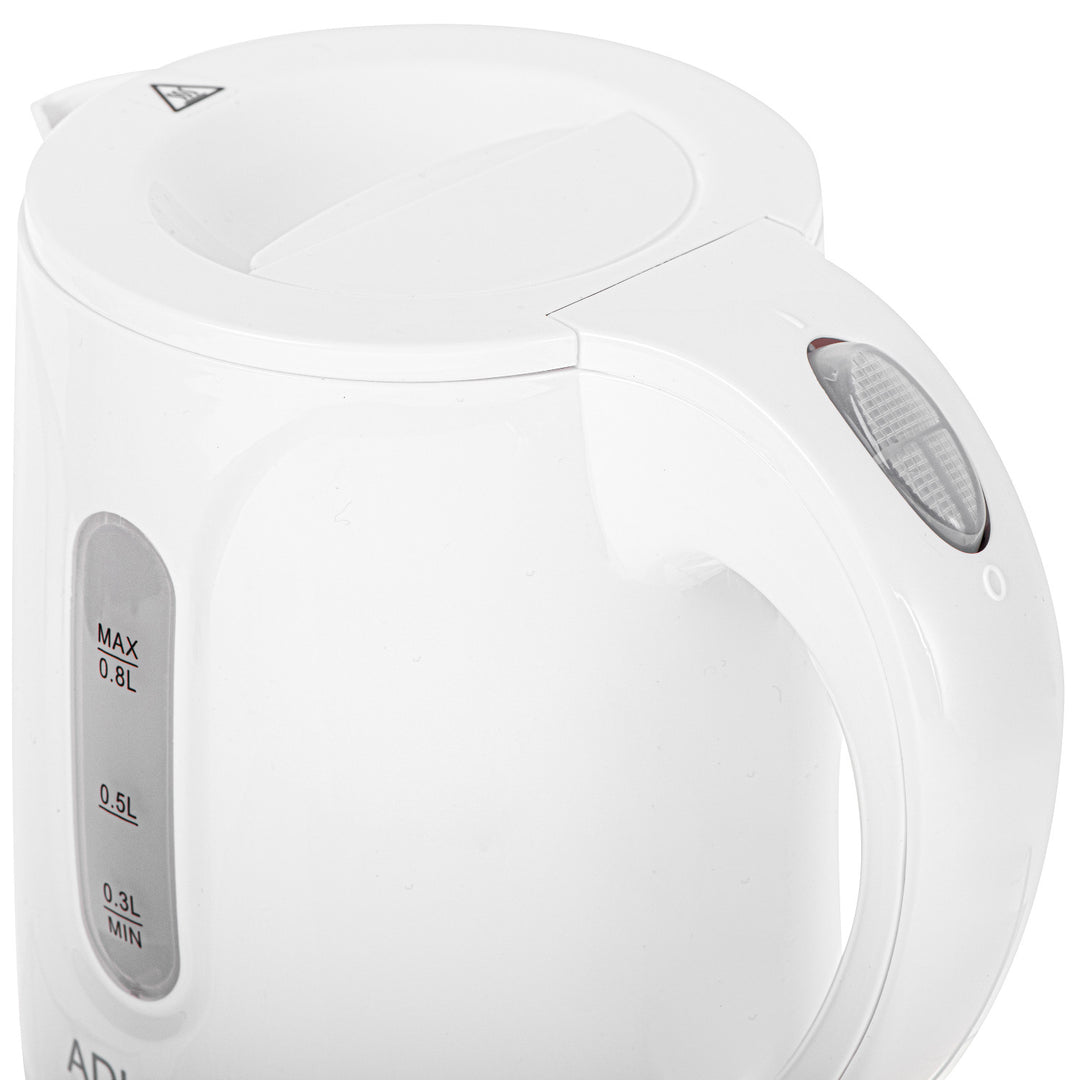 Bollitore elettrico senza fili Adler, capacità 0,8 L, potenza 850 W, AD1371