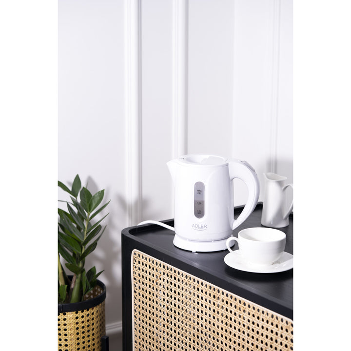 Bollitore elettrico senza fili Adler, capacità 0,8 L, potenza 850 W, AD1371
