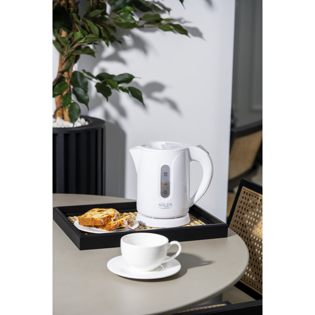 Bollitore elettrico senza fili Adler, capacità 0,8 L, potenza 850 W, AD1371