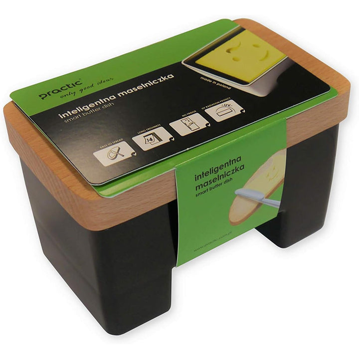 Burriera Practic smart, ad acqua, senza BPA, colore nero