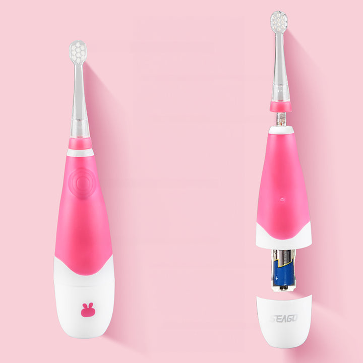 Spazzolino sonico per bambini SEAGO, rosa, 1xAA 1,5V (non incluso), 4 testine di ricambio , SG-902 Rosa
