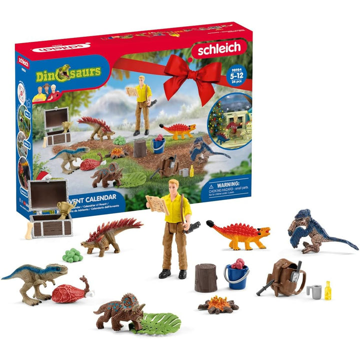 Calendario dell'Avvento con figure di dinosauri Schleich SLH98984