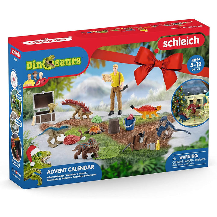 Calendario dell'Avvento con figure di dinosauri Schleich SLH98984