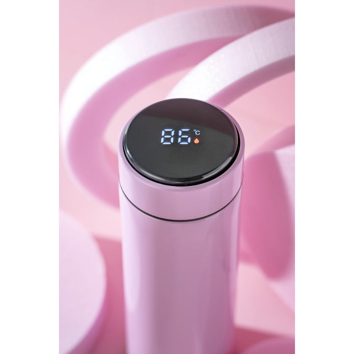 Thermos Adler, display touchscreen LED, capacità 473 ml, colore rosa, AD 4506