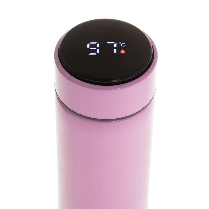 Thermos Adler, display touchscreen LED, capacità 473 ml, colore rosa, AD 4506