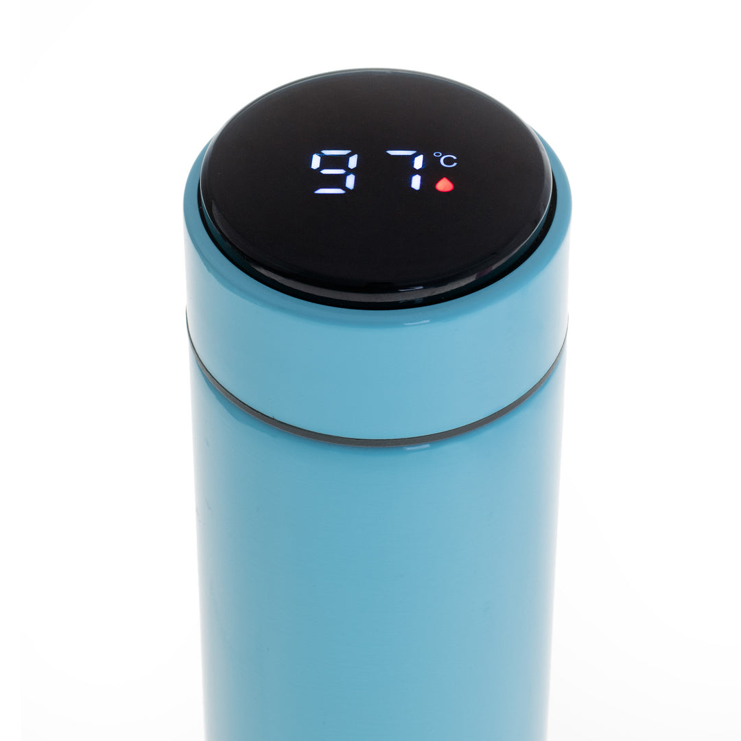 Thermos Adler, display touchscreen LED, capacità 473 ml, colore blu, AD 4506