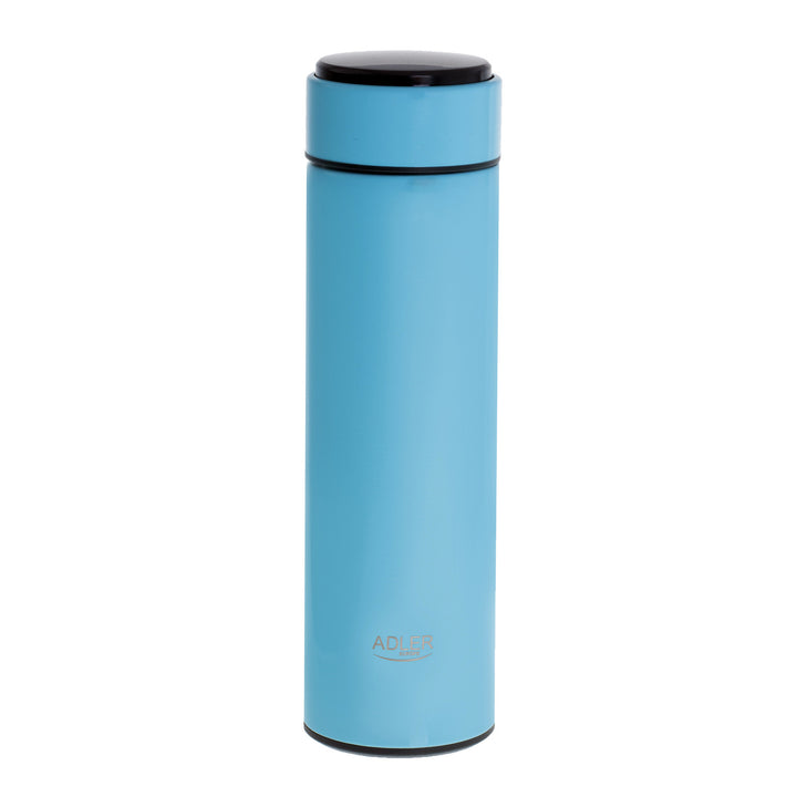 Thermos Adler, display touchscreen LED, capacità 473 ml, colore blu, AD 4506